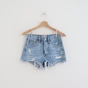 Agolde Parker Denim Shorts